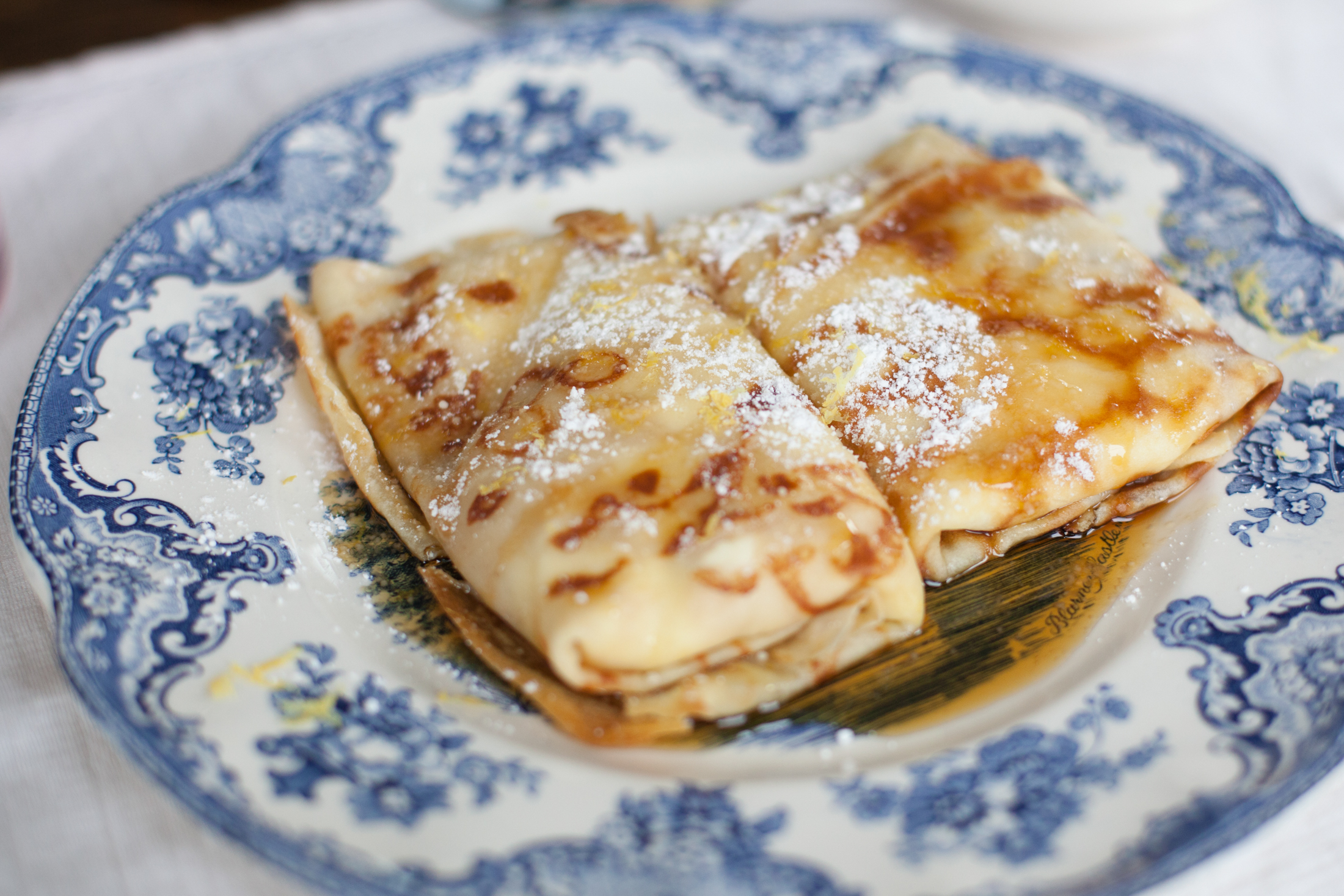 RICOTTA STUFFED CREPES WITH LEMON ZEST - WITH LOVE