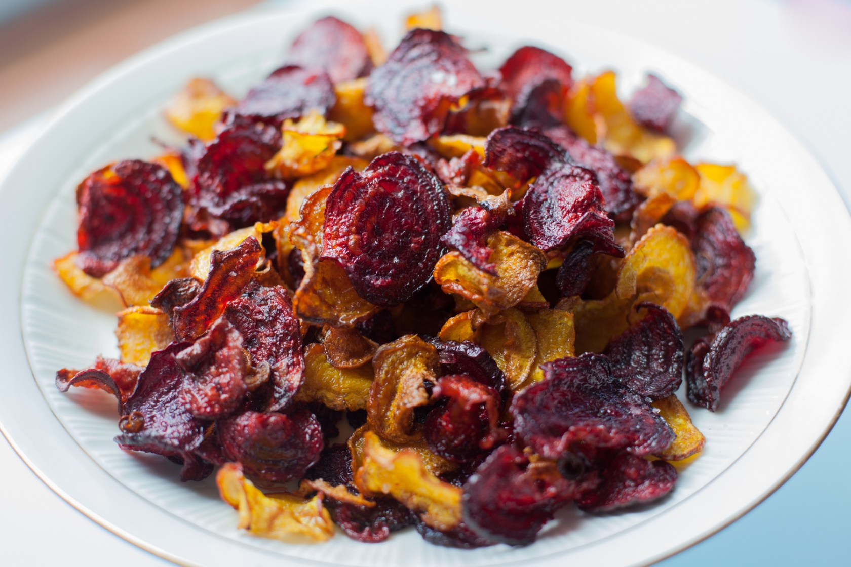 ROASTED BEET CHIPS - WITH LOVE